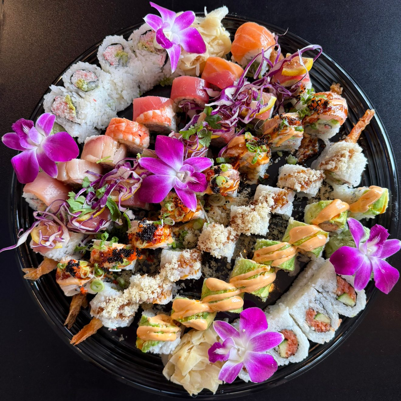 Mixed Rolls Tray.