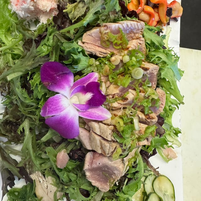 Seared Ahi Tuna Salad.